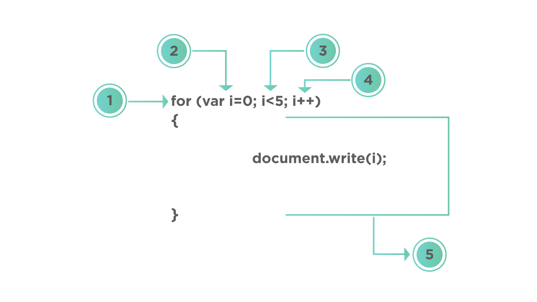 for loop assignment javascript